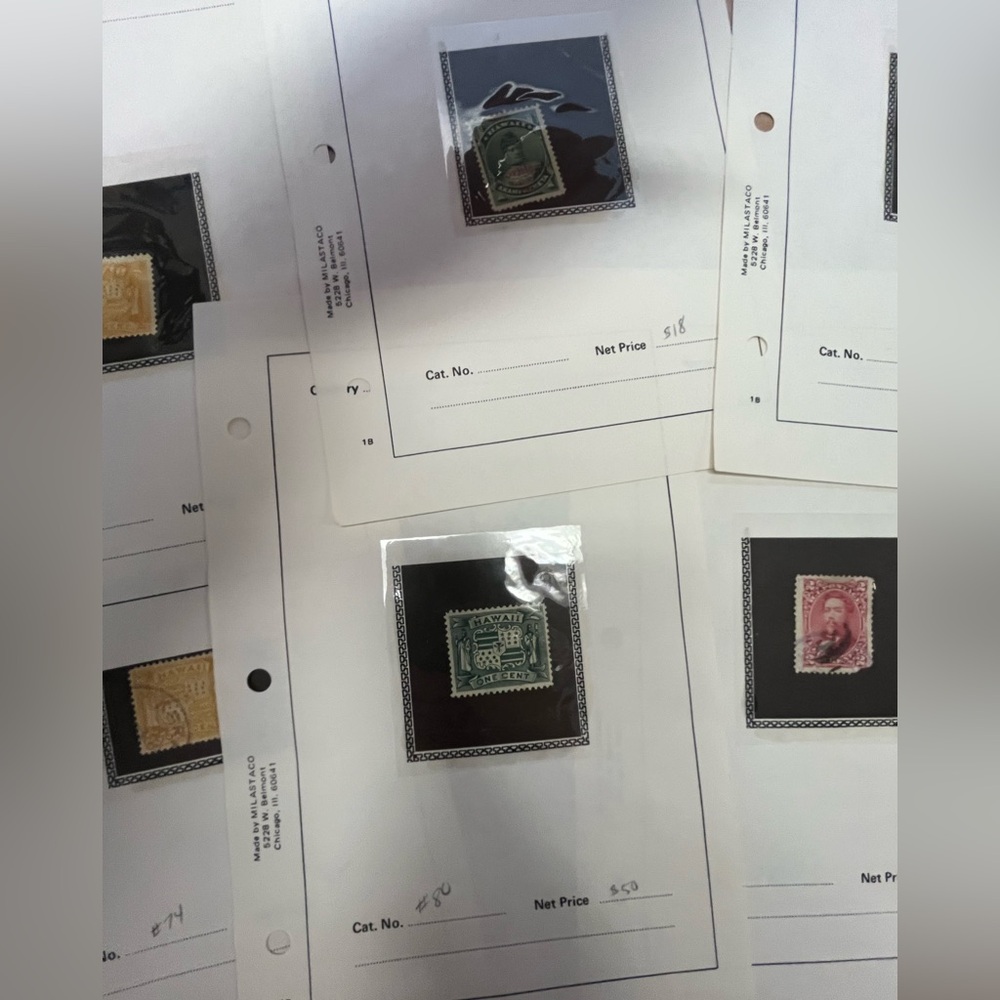 Vintage Hawaii Postage Stamp Lot Collectible - Picture 5 of 7
